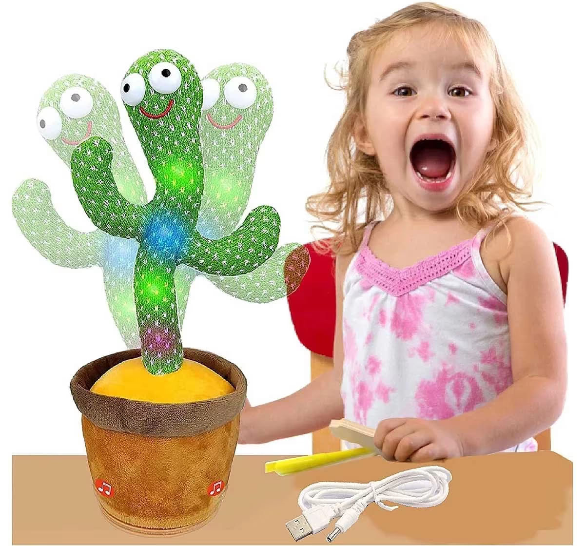 Interactieve Dansende Cactus Speelgoed – Muzikaal Plezier met Geluidsimitatie