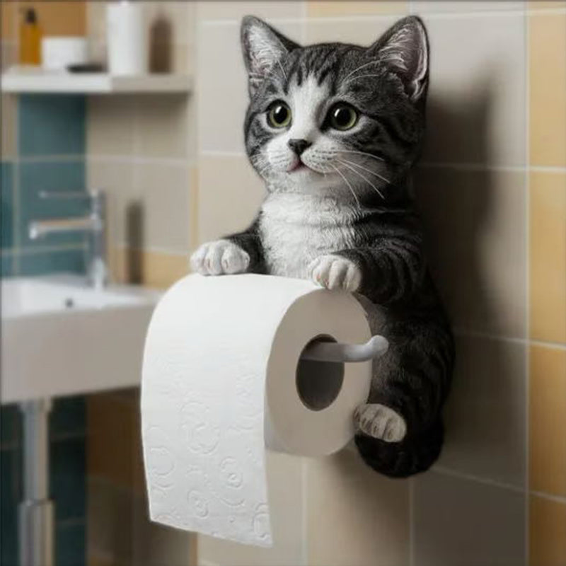 Schattige katten toiletrolhouder – Praktisch én decoratief voor uw badkamer