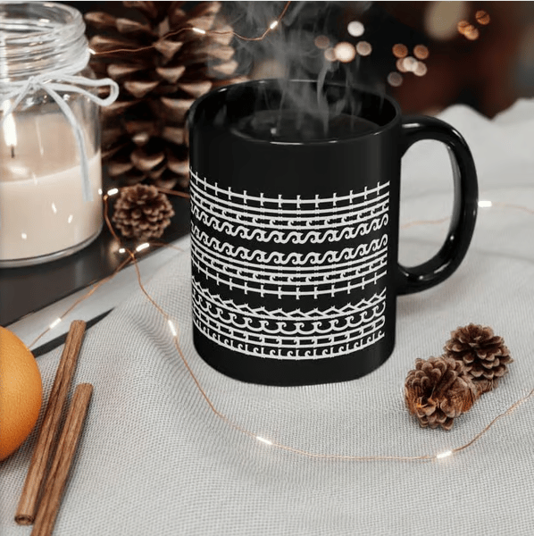 Keramische Koffiebeker – Verborgen Grappige Tekst met Ergonomisch Handvat