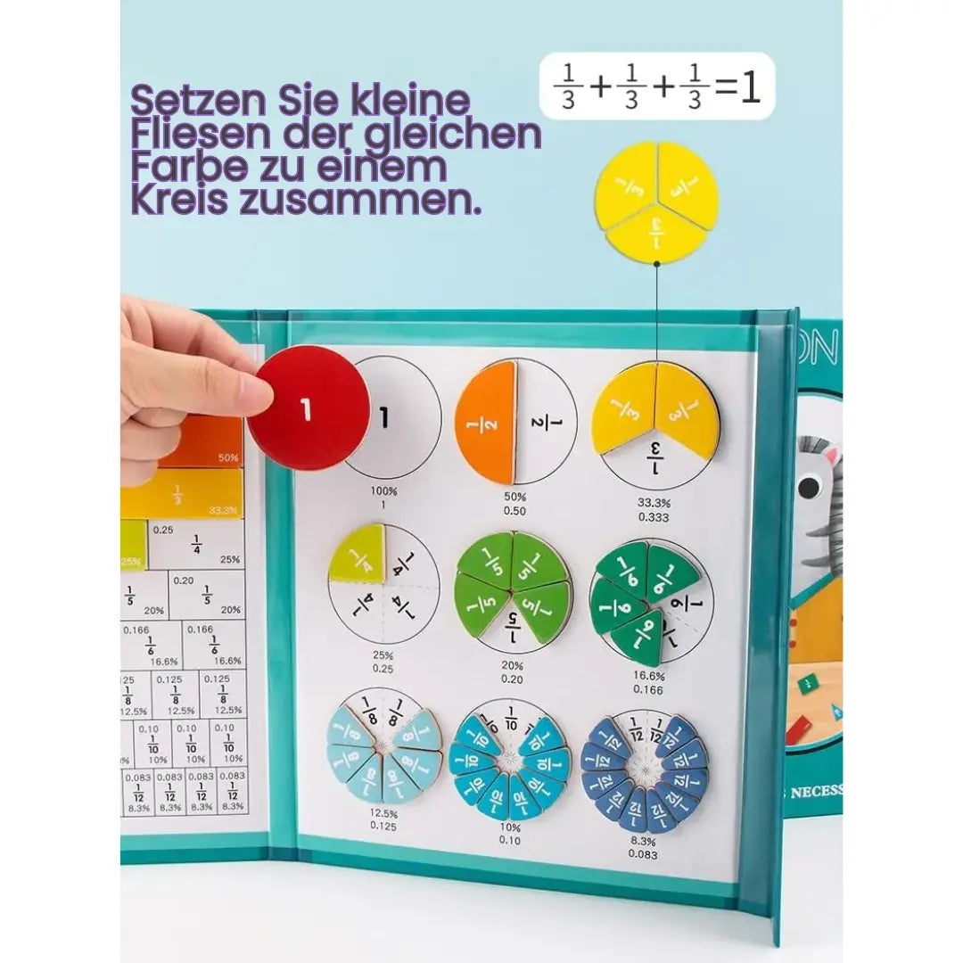 Magnetische Breuken Leerblokken — Interactieve Wiskundeset voor Kinderen