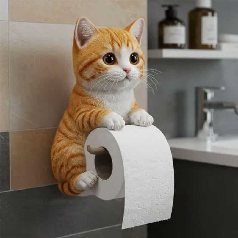 Schattige katten toiletrolhouder – Praktisch én decoratief voor uw badkamer