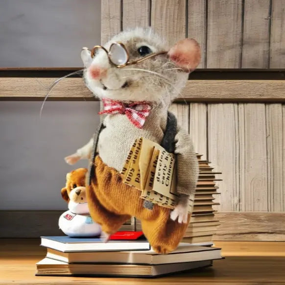 1+1 GRATIS | Handgemaakte vilten muis – Brengt warmte en gezelligheid thuis