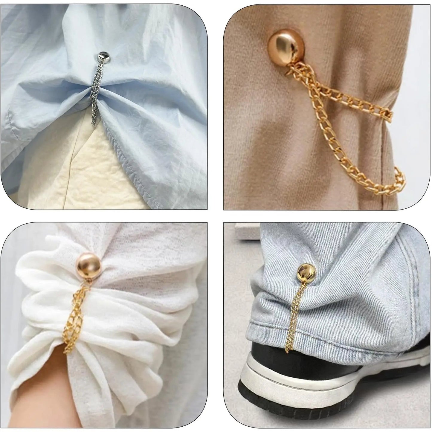 Magnetische clip voor taillevorming en kledingstyling