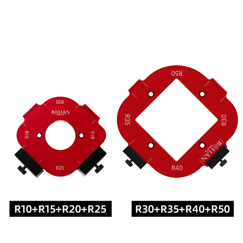 4-in-1 aluminium positioneersjabloon voor houtbewerking