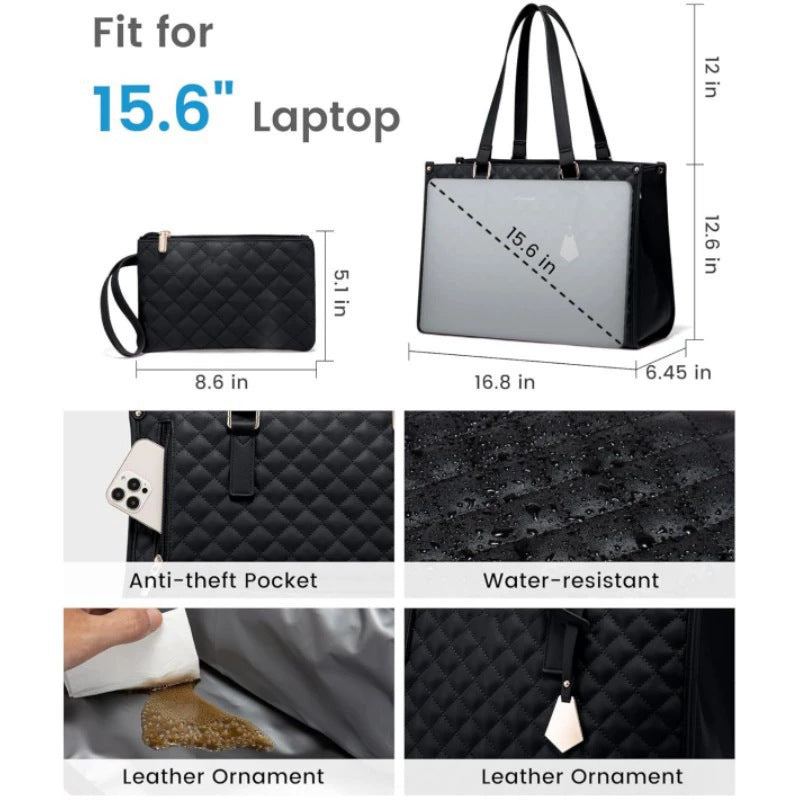 2-in-1 Elegante Tasche mit Isoliertem Lebensmittel-Fach Mivoza Deutschland