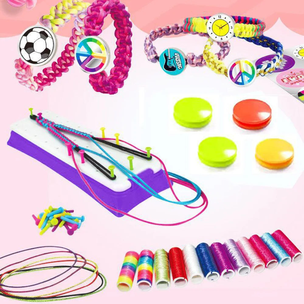 DIY hand touw vlechten set