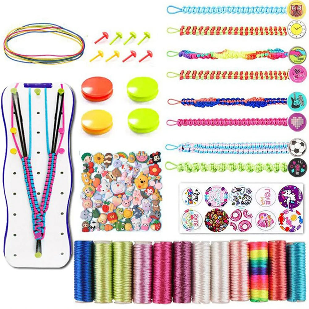 DIY hand touw vlechten set