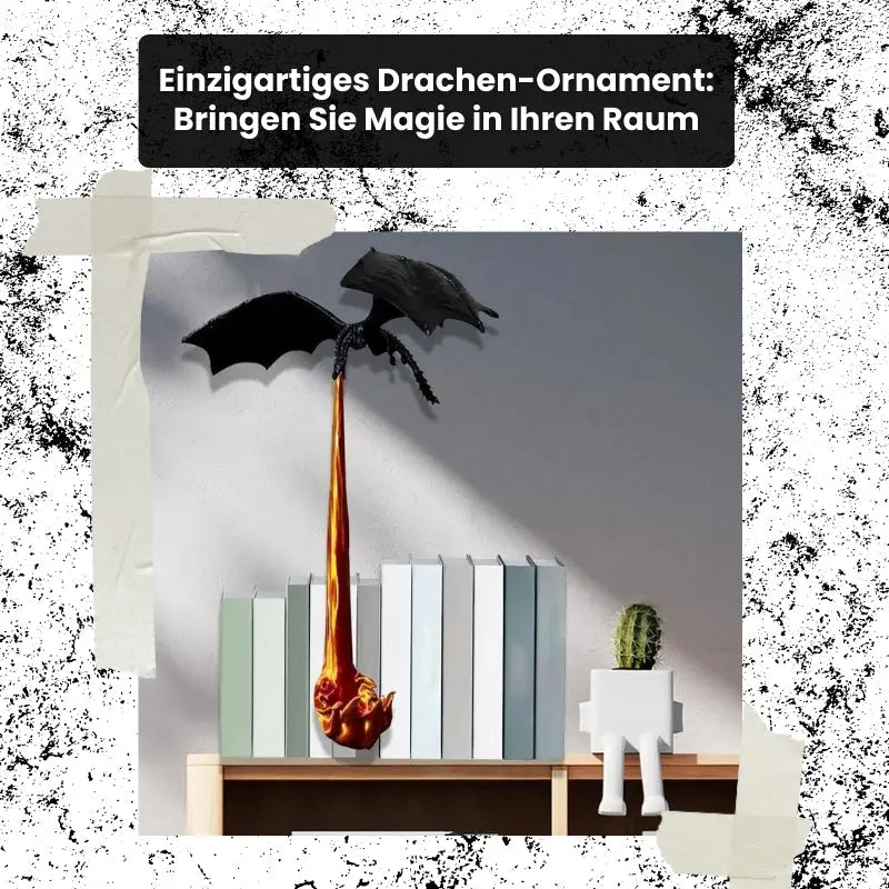 Dragon Flame boekensteun – Magisch en stevig jouw boeken vasthouden
