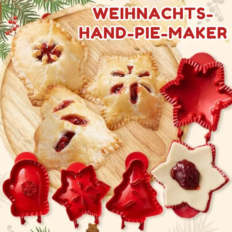 1+2 GRATIS | Handpasteimaker met kerstvormen – Bakplezier voor iedereen
