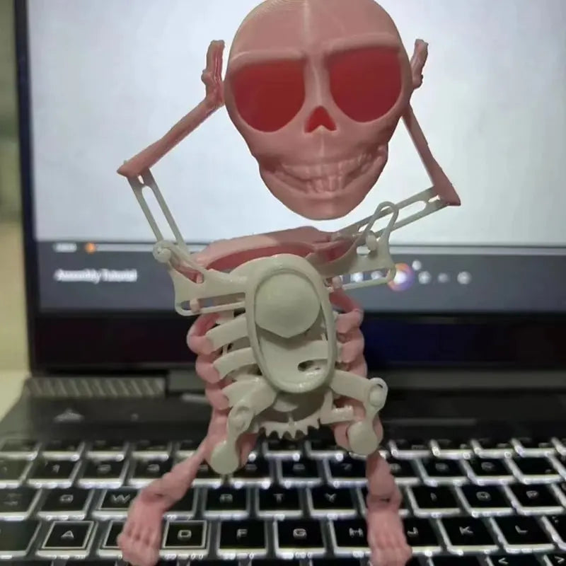 Koop 1, krijg 1 gratis | Dansende 3D schedel – Breng plezier en sfeer overal