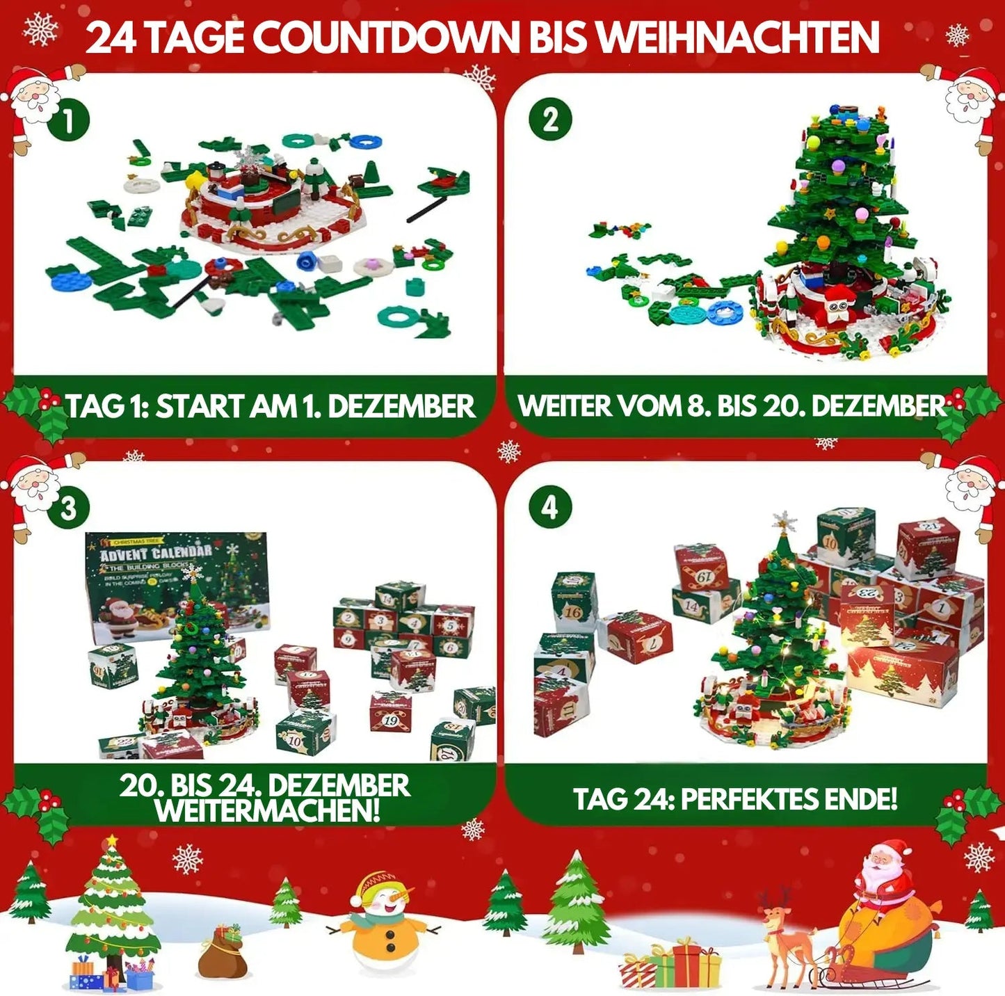 Kerstboom Montagepakket – Elke dag een stukje meer kerstplezier