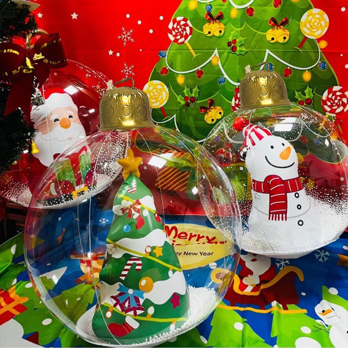 Opblaasbare kerstversiering – Maak je tuin feestelijk en gezellig