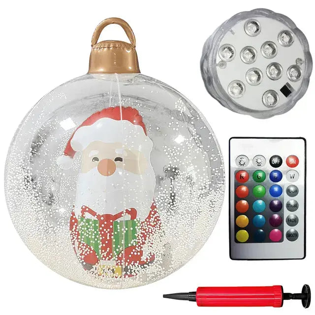 Opblaasbare kerstversiering – Maak je tuin feestelijk en gezellig
