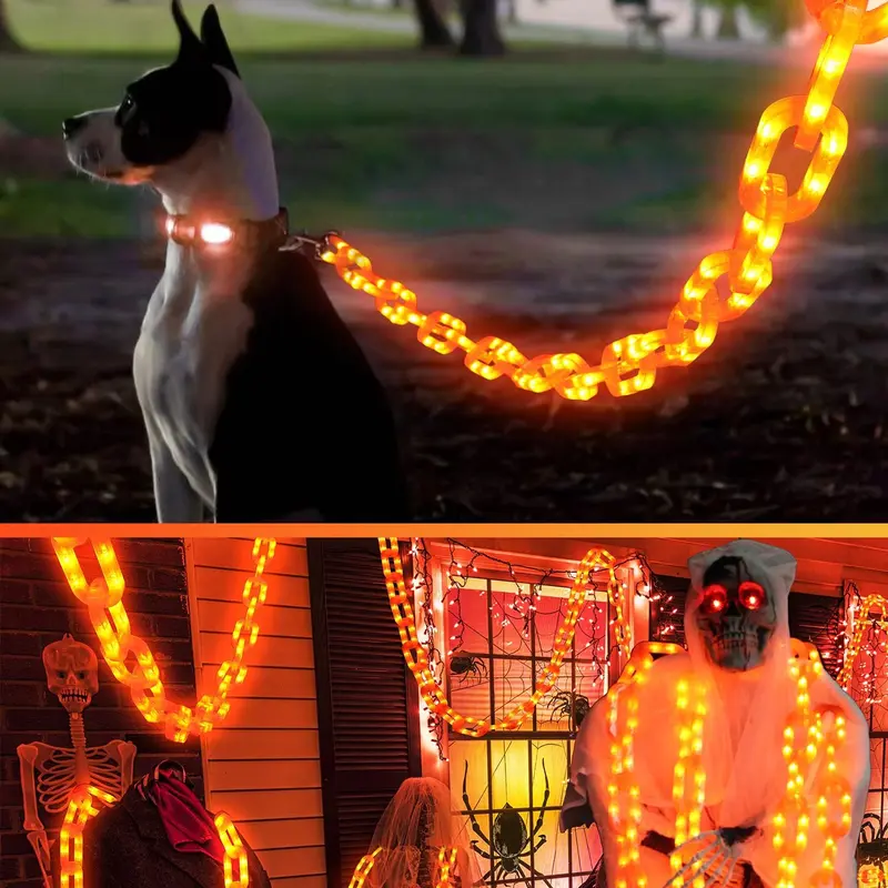 Halloween Chain-Link String Lights, Waterproof Mivoza Deutschland