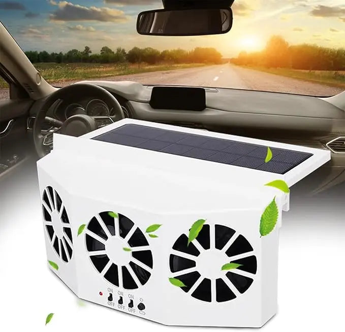 Zonne-energie Autoventilator – Draadloos & Compact