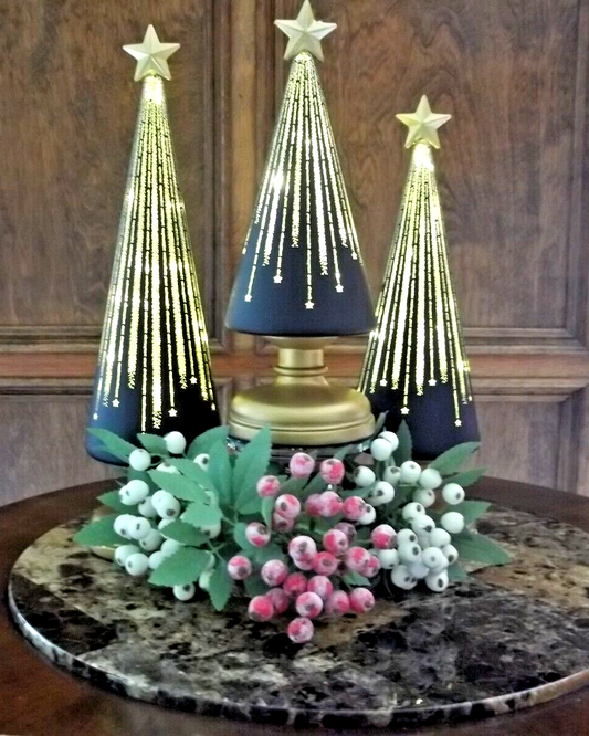 Weihnachtsbaum Tischdeko — Sternenglanz für Dinner & Terrasse 3er-Set Mivoza Deutschland