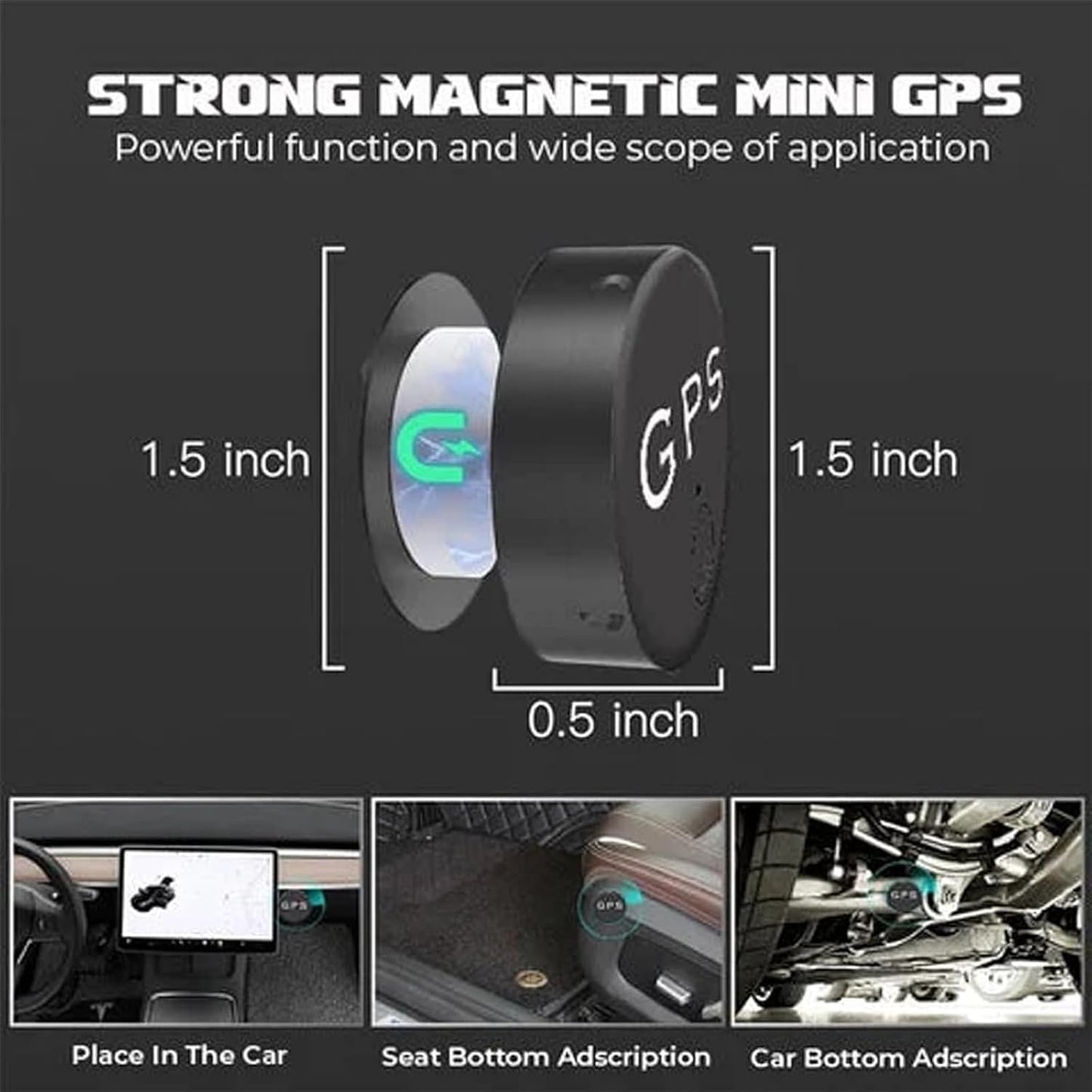 Mini Magnetische GPS Tracker – Blijf Verbonden & Veilig
