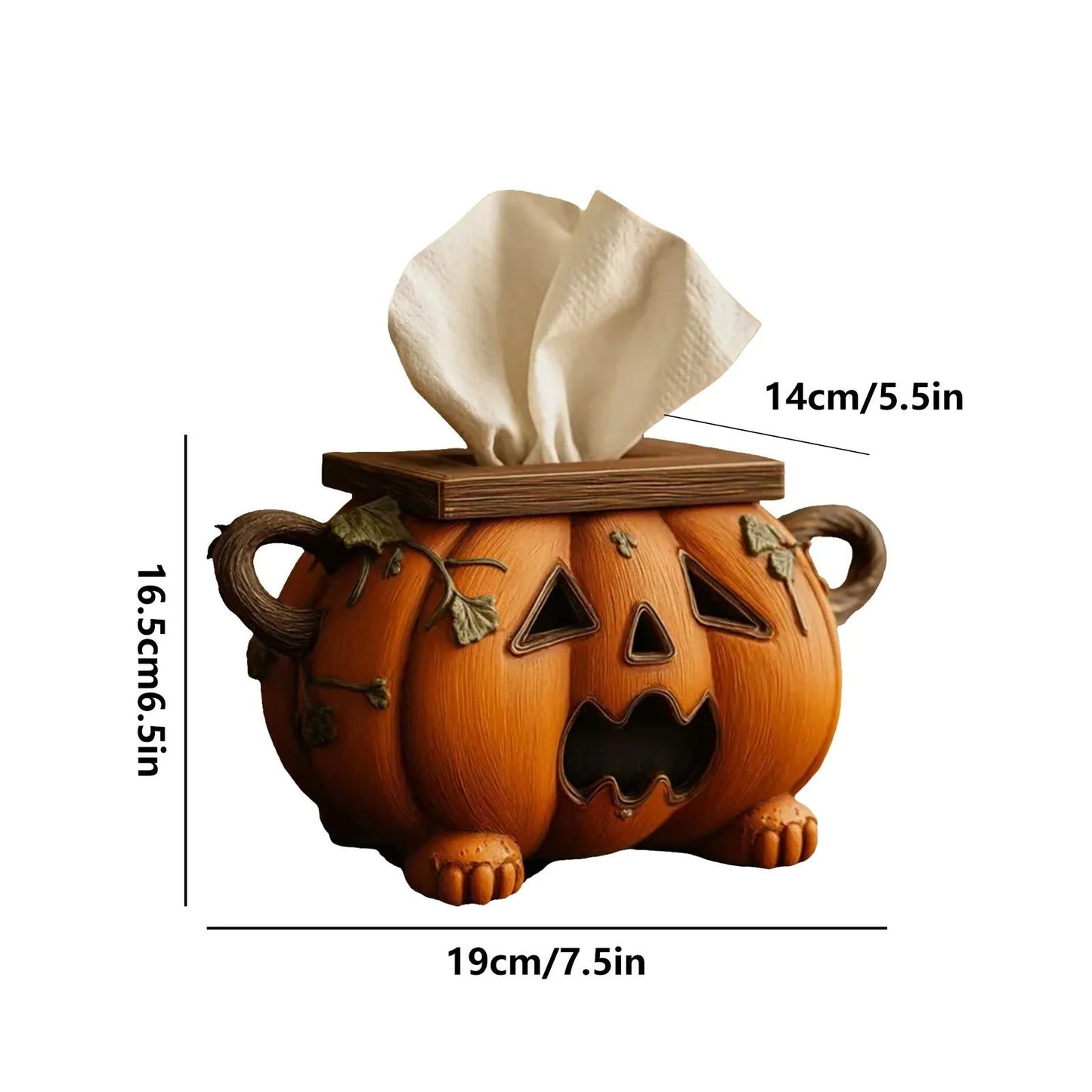 Halloween Pumpkin Tissue Box Holder Mivoza Deutschland