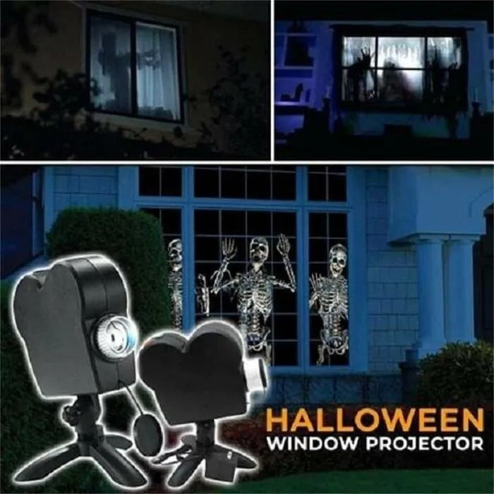 Griezelige projector set — spookachtige taferelen voor ramen & feestjes