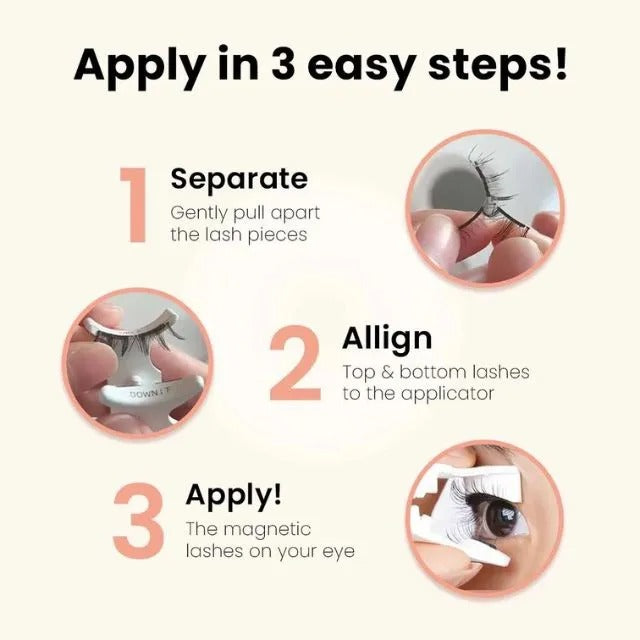 Zelfklevende wimperextensions — perfect aangebracht in slechts 3 seconden