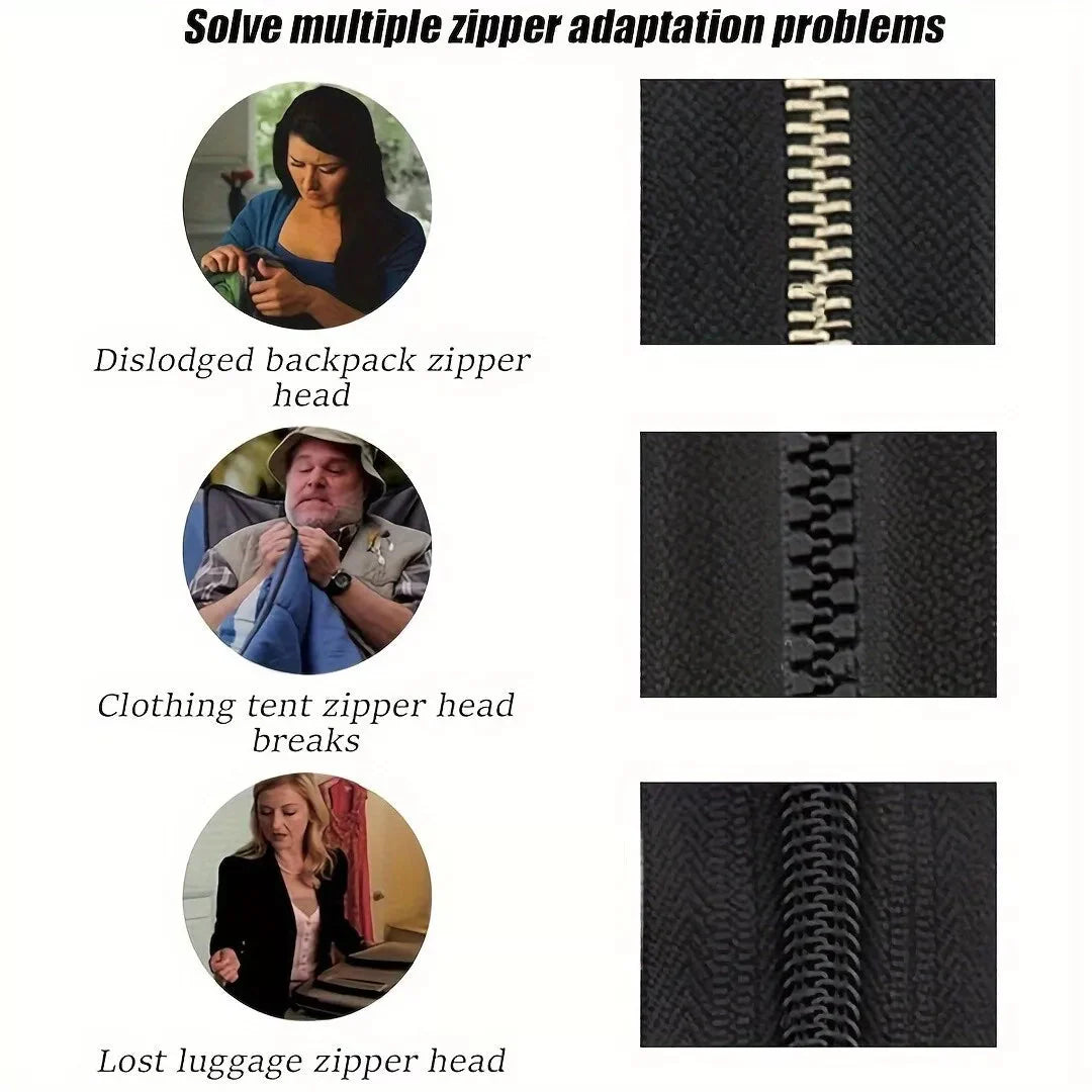 6+6 GRATIS | Abnehmbarer und austauschbarer Reißverschluss-Zipper – Schnelle Lösung Mivoza Deutschland