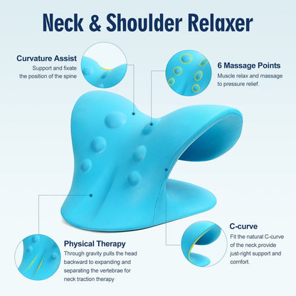 Nektrekker ergonomisch – Helpt bij nekpijn, schouderklachten en kaakspanning