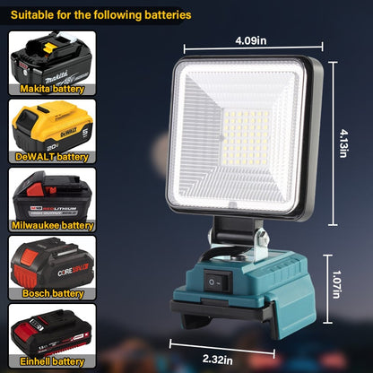 3000LM Cordless LED Work Light with charging Ports Mivoza Deutschland