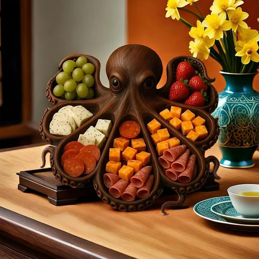 Charcuterie-Platte in Oktopus-Form — Macht dein Food-Tasting extra besonders Mivoza Deutschland