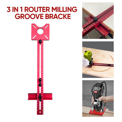 3-in-1 freesbasis — maximale controle bij houtbewerking