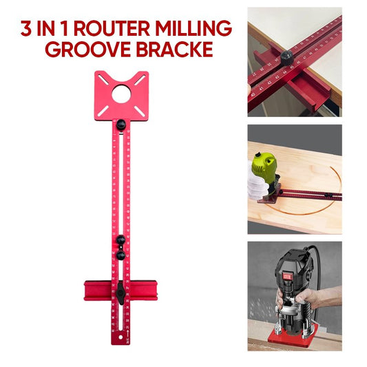 3-in-1 freesbasis — maximale controle bij houtbewerking