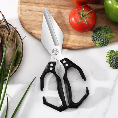 Multifunctionele keukenschaar hoge prestaties – scheermesscherpe roestvrijstalen bladen, ergonomisch handvat & veelzijdig gebruik