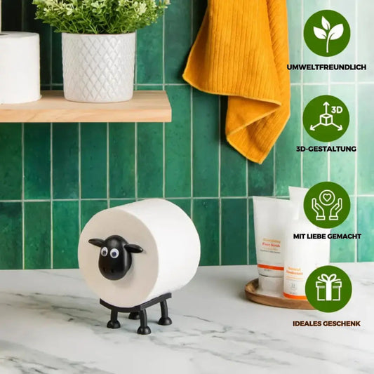 Schaap Toiletpapierhouder – Praktisch & Charmant voor de Badkamer
