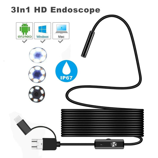 Waterdichte endoscoopcamera – Ontdek verborgen plekjes moeiteloos