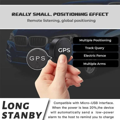 Mini GPS-tracker – discreet realtime volgen zonder abonnement