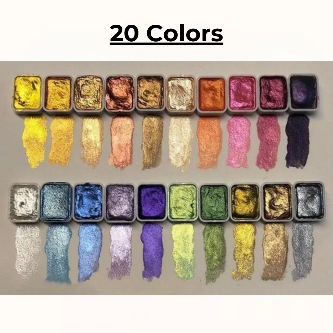 Aquarelverfset — heldere kleuren voor unieke kunstwerken