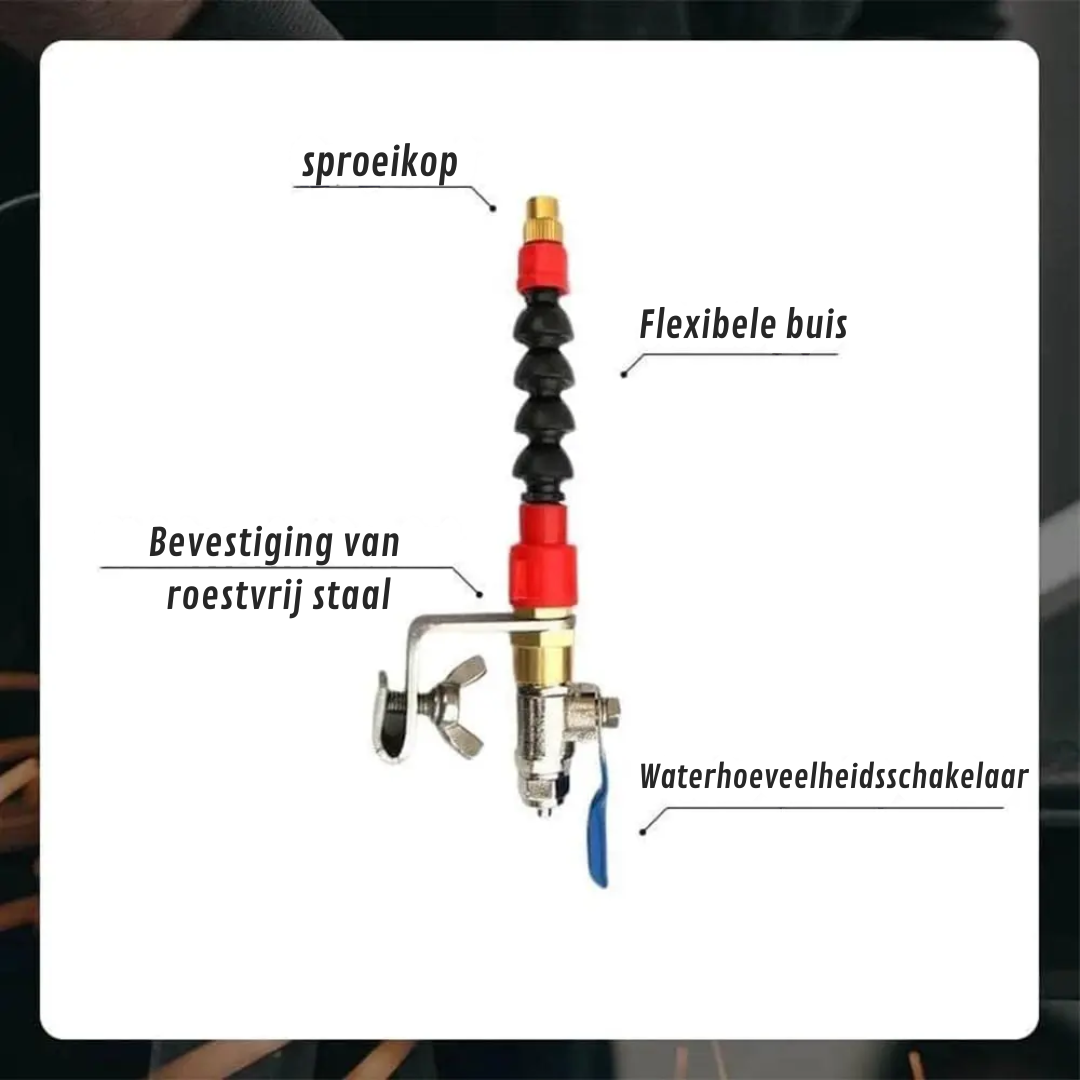 Stofarm spuitsysteem – altijd perfecte, schone sneden