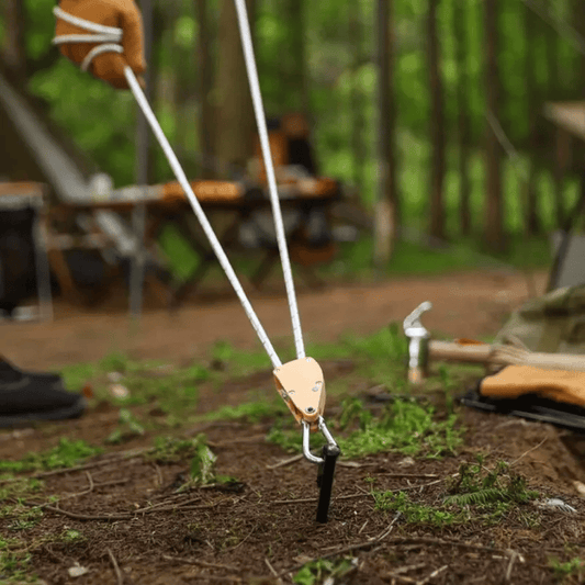 1+1 GRATIS | Windproof Buitentouw - 5 m Reflecterend Nylon met Karabijnhaak Mivoza Duitsland