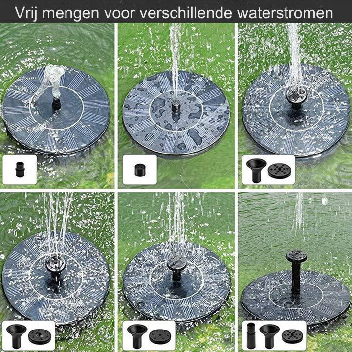 Tuinfontein op Zonne-Energie