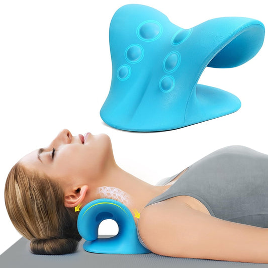 Nektrekker ergonomisch – Helpt bij nekpijn, schouderklachten en kaakspanning