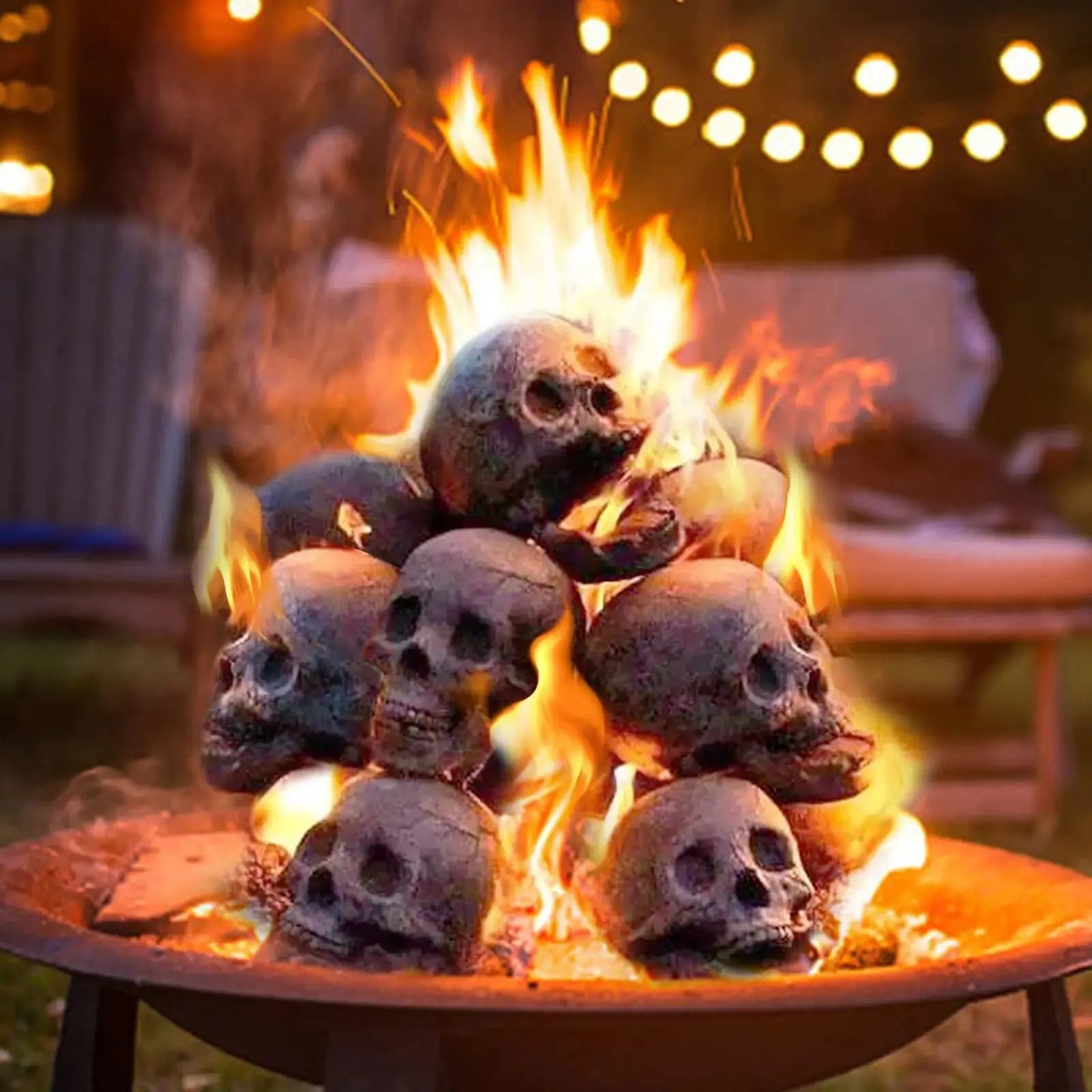Vuurvaste keramische schedel – Creeer magische griezelvuren