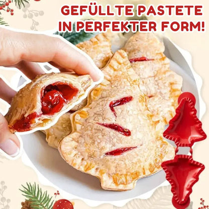 1+2 GRATIS | Handpasteimaker met kerstvormen – Bakplezier voor iedereen