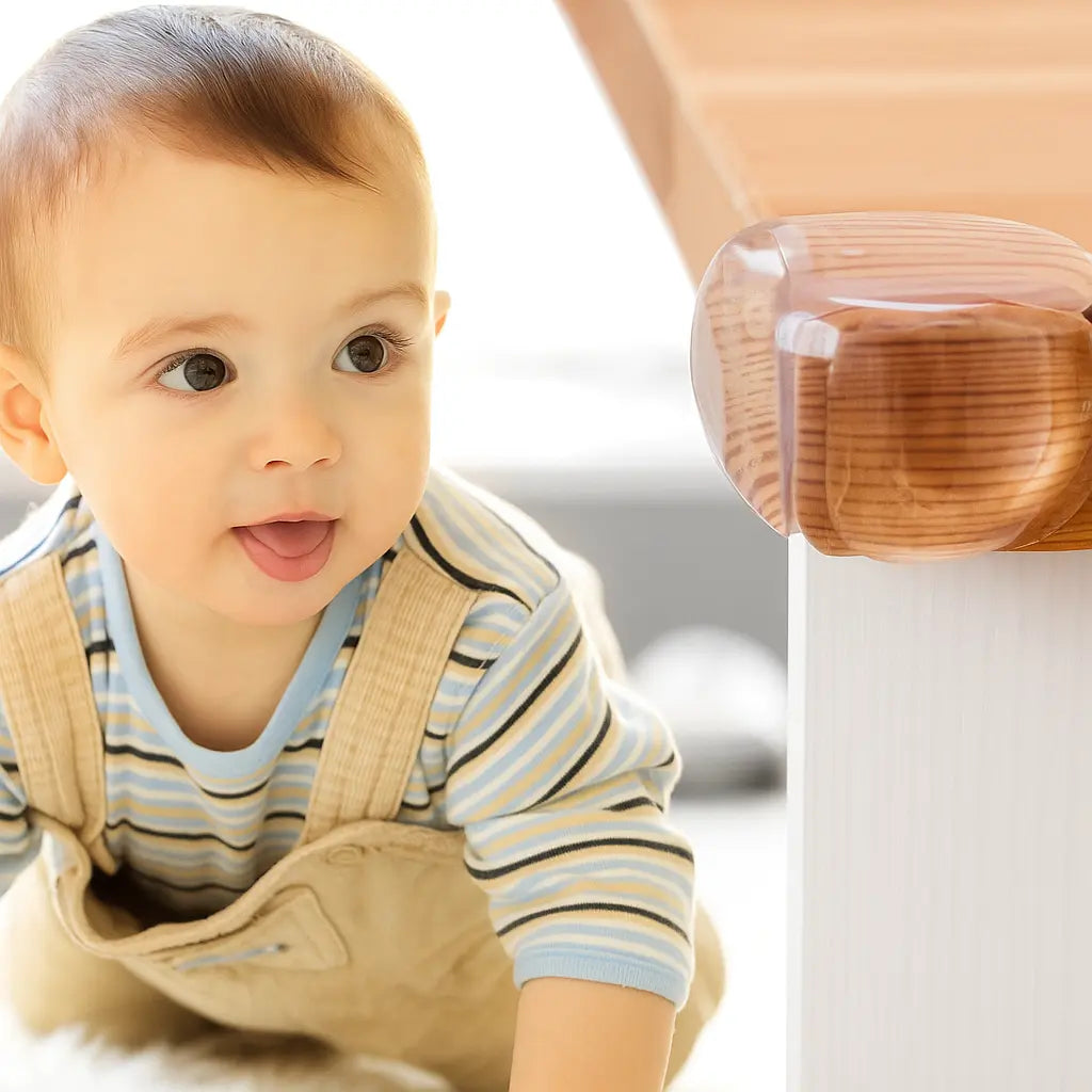 Baby hoekbeschermer — zachte pads tegen stoten aan meubelranden 8-delige set