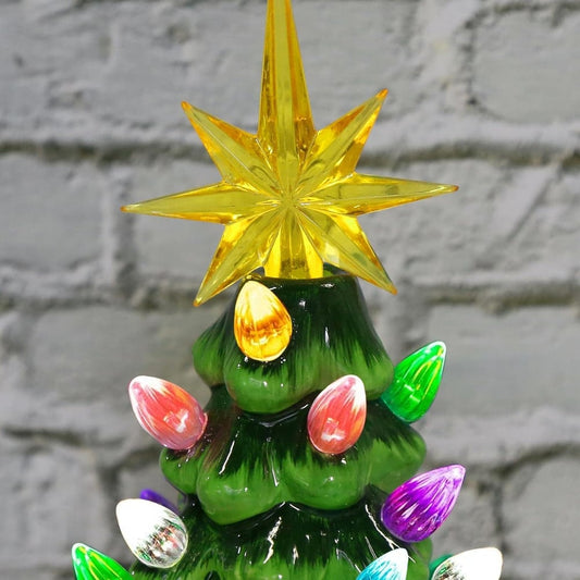Doe-het-zelf verlichte kerstkabouterboom — voor tafel, raam & open haard