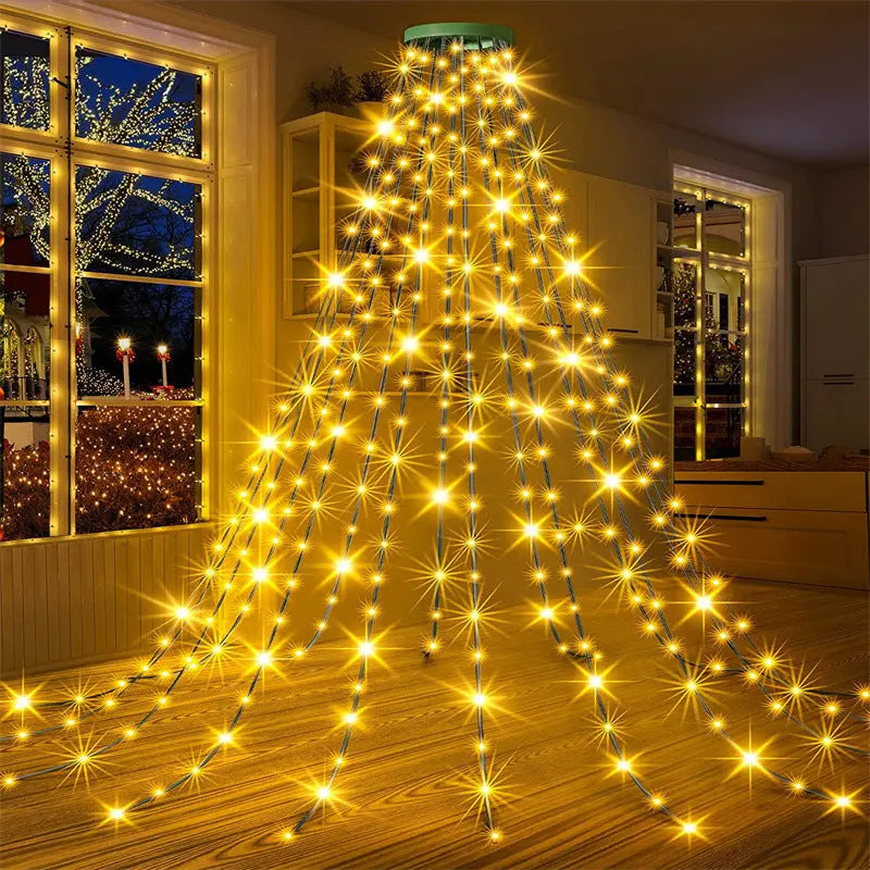 Watervalverlichting – Maak je kerstboom magisch en sfeervol