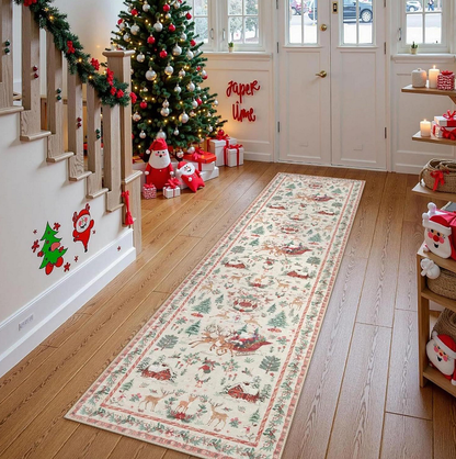 Kerst tapijt Wonderland — antislip & gezellig voor kinderen & gasten