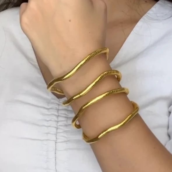 Vormbare slangketting – draag als ketting, armband of riemdetail