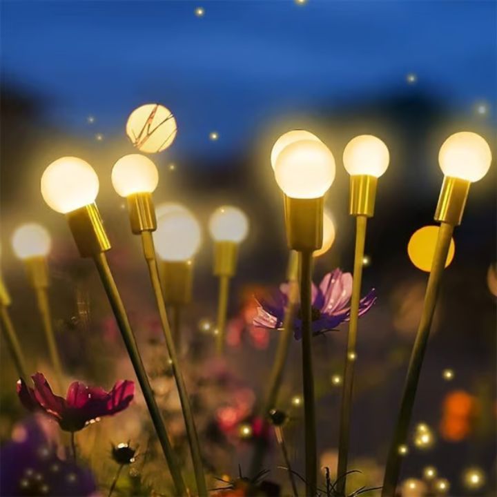 Waterdichte Solar-Vuurvliegjeslampjes (6 LED's)