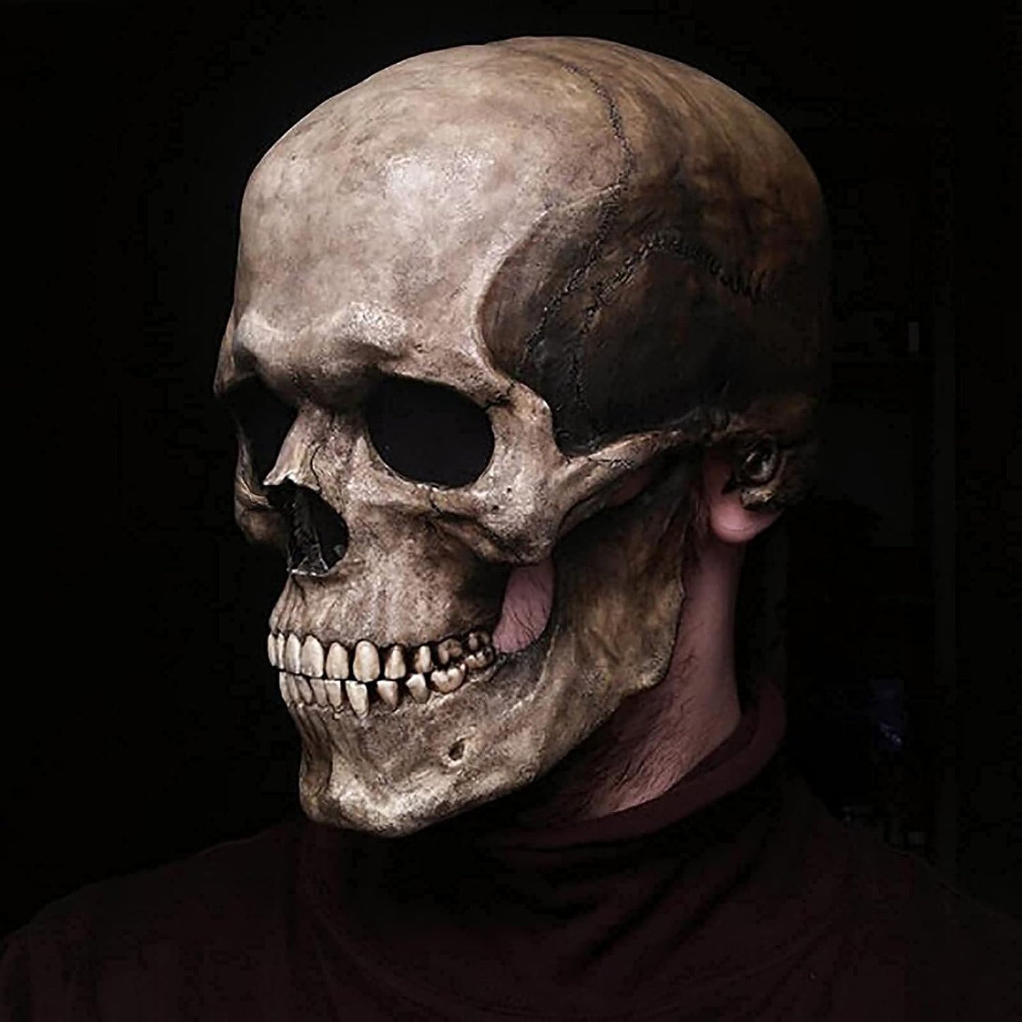 Realistisch Volledig Schedelmasker – Trek Alle Blikken Met Je Mee