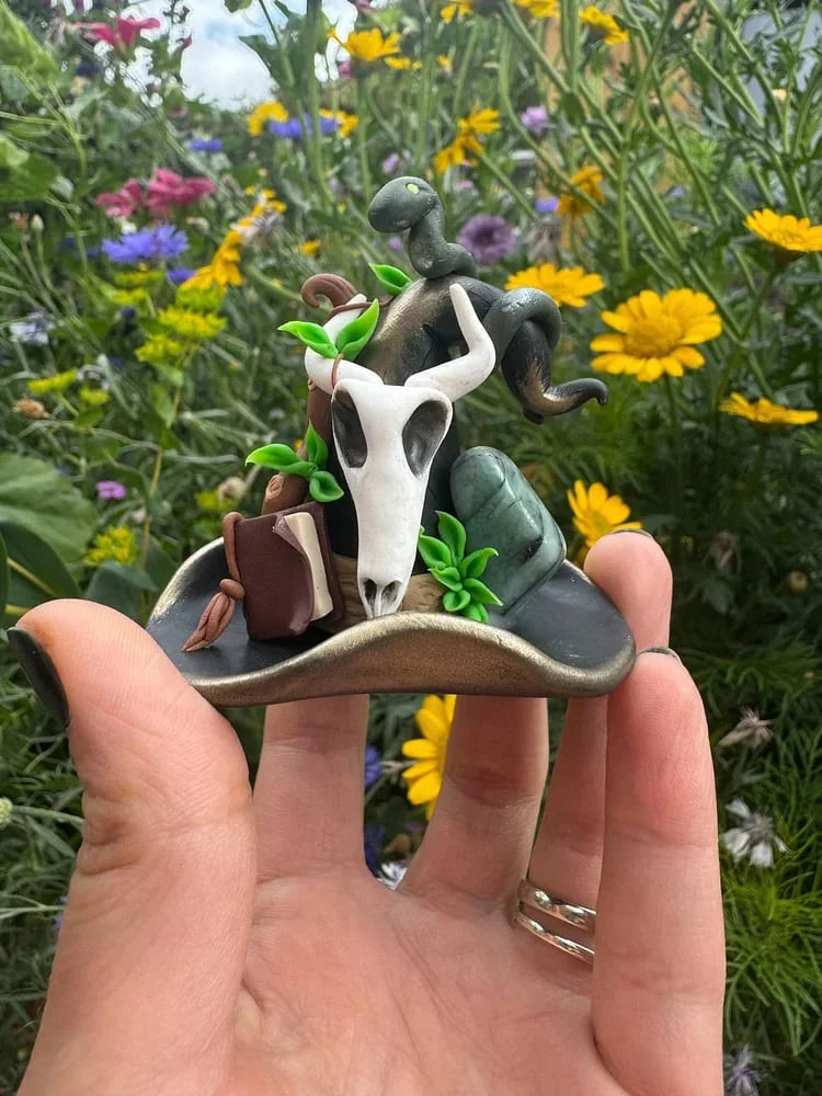 Handgemaakte sculptuur — creëert een magische leefomgeving