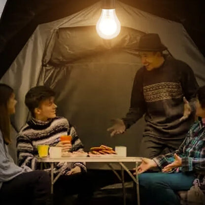 Retro kampeerlamp — perfecte sfeer voor tent & visplek